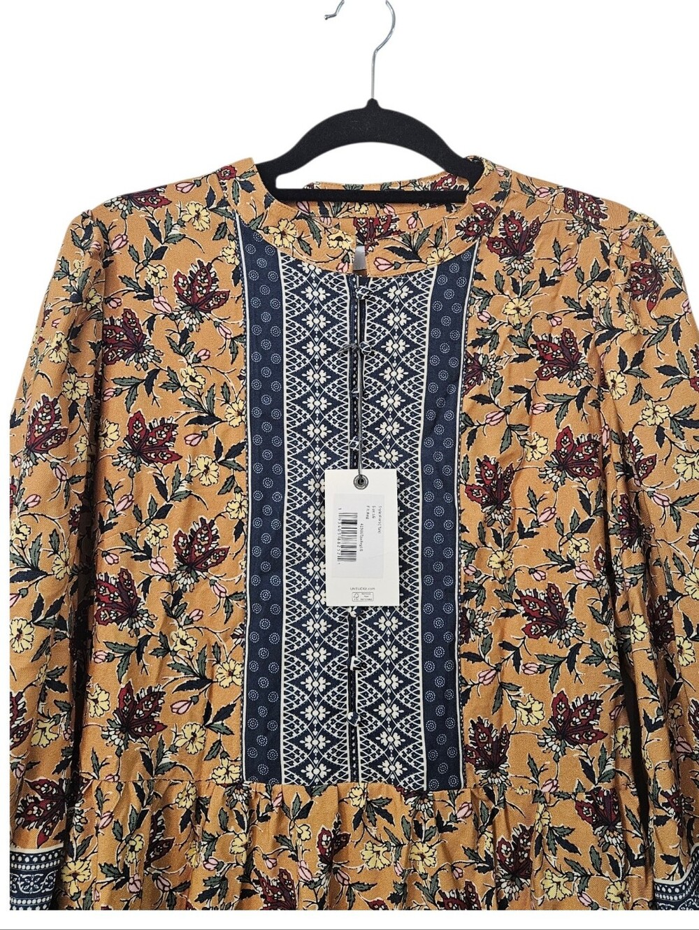 NWT Untuckit Printed Flora Dress Size L - Picture 3 of 10